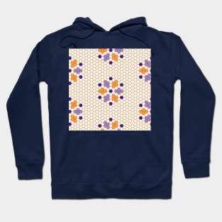 Purple Hexy Tiles Hoodie